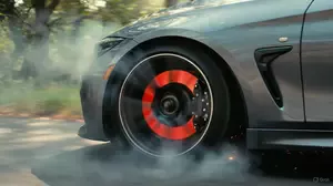 Brakes on fire