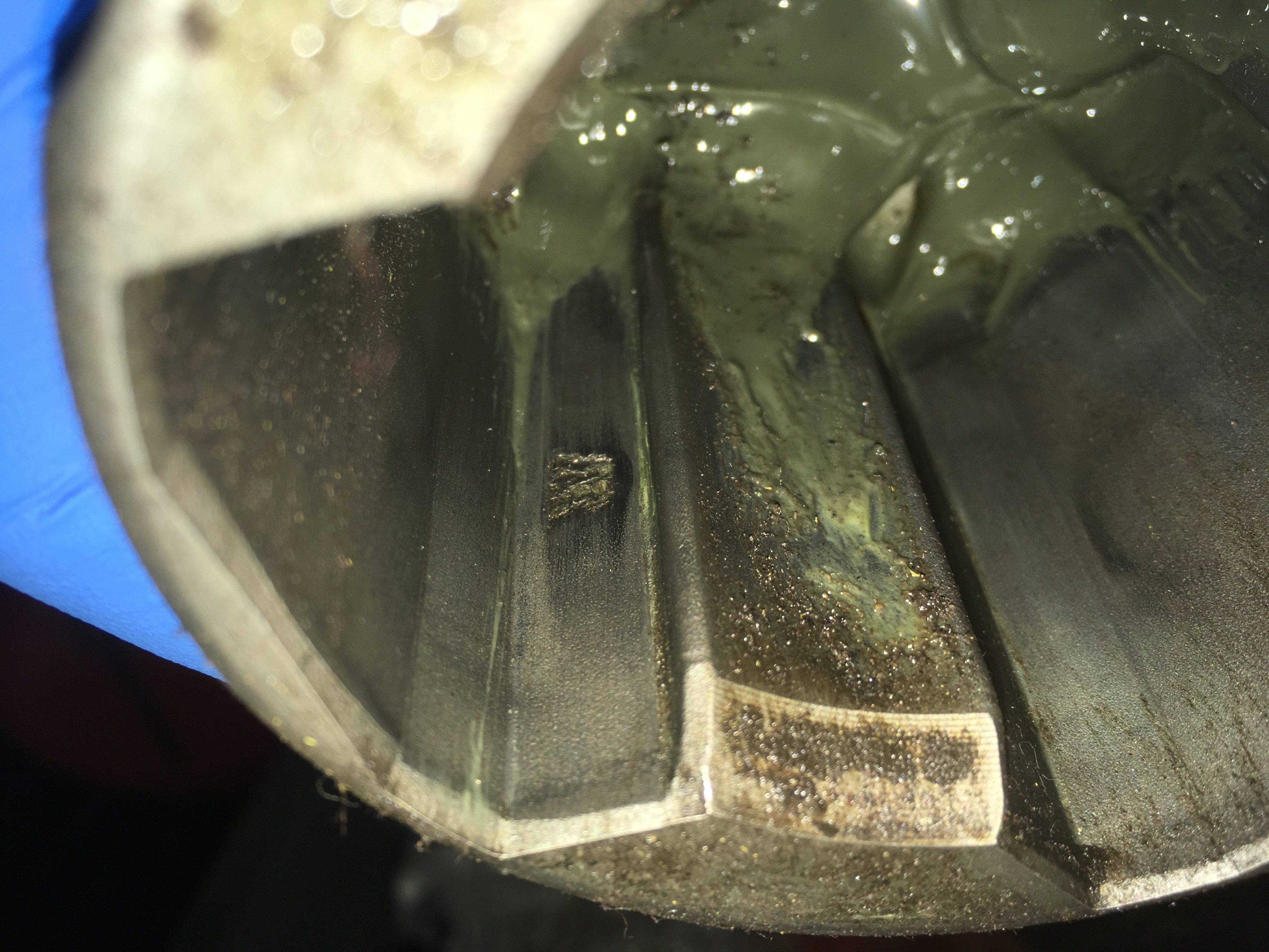 Damaged CV Joint Cup Damaged CV Joint Cup
