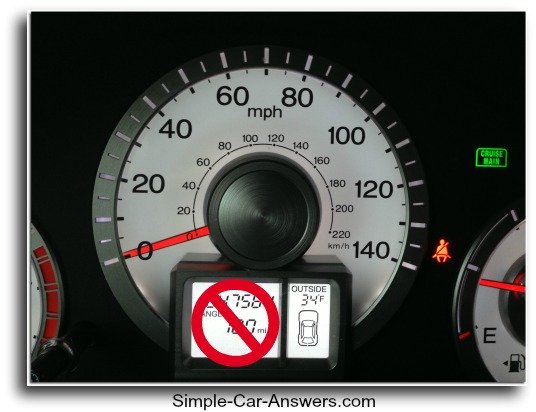 How to rollback miles on digital odometer